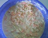 Foto langkah ke 2 dari resep Bakwan Sayur Wortel+Kol.