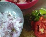 A picture of step 1 of Chicken handi.