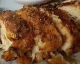 A picture of step 5 of Linseed & crunchy nut Cornflakes deep fried Chicken. 😀.