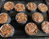 Hình bước làm 4 của món Eatclean/ Muffin Táo Chuối Yến Mạch và Socola Chip