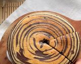 Foto langkah ke 9 dari resep Choco Vanilla Butermilk Cake.