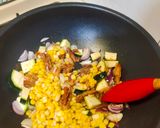 清冰箱蒲燒鰻蔬菜炒公仔麵的食譜步驟4照片