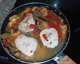 Foto del paso 4 de la receta: Parrillada de verduras con merluza