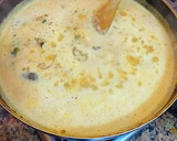 Foto del paso 6 de la receta: Arroz cremoso en caldo de gambas en sartén