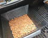 A picture of step 1 of Smoked Almonds 2024.