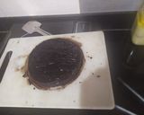 A picture of step 6 of Double Chocolate Truffle Cake.
