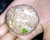 A picture of step 5 of Kofta Biryani.