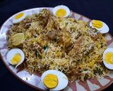 A picture of step 8 of Chicken Aalo Biryani.