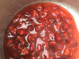 Homemade strawberry jam