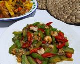 Foto langkah ke 4 dari resep Oseng Udang Pare.