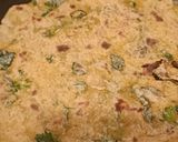 A picture of step 3 of Methi, Tomato and Red chilli Pickle Thepla.