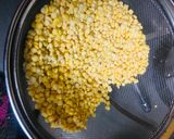 A picture of step 1 of Green Chana Dal.