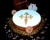 A picture of step 7 of Tarta de Santiago.