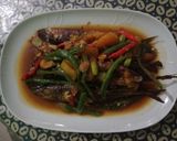 Foto langkah ke 5 dari resep Ikan Asap Cabai Hijau.