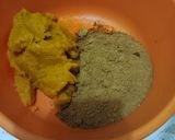 Foto langkah ke 3 dari resep Eggless Pumpkin Brownies #glutenfree.