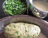 A picture of step 2 of Coriander Paratha (Kothimbir Paratha).