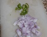 A picture of step 1 of Mazadar choley.