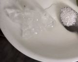 A picture of step 1 of Litchi sabja seeds drinks.