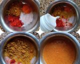 A picture of step 1 of White Cowpeas Masala Curry.