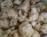 A picture of step 1 of Aloo gobhi.