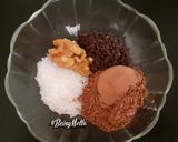 A picture of step 2 of Chocolate Walnut Hot Milk.