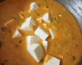 A picture of step 3 of Matar Paneer.