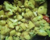 सूजी का पीठा पूरी खीर और सब्जी रेसिपी चरण 3 फोटो