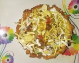 A picture of step 5 of Basket chaat.