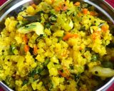 A picture of step 10 of Spicy Tomato Rava Upma.