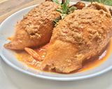 Foto langkah ke 7 dari resep Gulai Cumi (Sotong) isi Tahu telur.