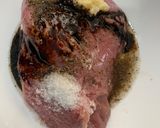 A picture of step 1 of Pulled beef sandwich.