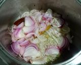 A picture of step 2 of Lilva Pulav/ Pigeon peas Pulav.