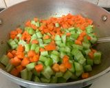 A picture of step 7 of Snakegourd and Carrot Sabji South Indian style.
