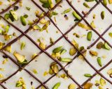 A picture of step 8 of Pistachios, cranberries and almond fudge.