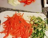 Foto del paso 1 de la receta: Wok de vegetales con fideos de arroz