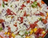 વેજીટેબલ પીઝા (Vegetable Pizza Recipe In Gujarati) રેસીપી સ્ટેપ3ફોટો