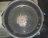 A picture of step 1 of Masala Dal Khichdi.