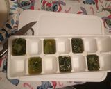 A picture of step 3 of Sage in Olive Oil.