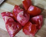 A picture of step 3 of Gajar Matar Ki sabji.