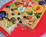 Foto del paso 7 de la receta: Focaccia decorada 🖼️🎨 sin gluten