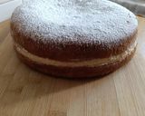 Foto del paso 12 de la receta Bizcocho (de anís y naranja) con harina de garbanzos relleno de crema pastelera