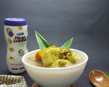 Foto langkah ke 3 dari resep Kolak Kacang Hijau Ubi Pisang Tanpa Santan.