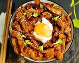 รูปขั้นตอนการทำที่ 4 ของ ข้าวหน้าหมูสไลซ์