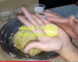 A picture of step 6 of Nankhathai Indian biscuits.