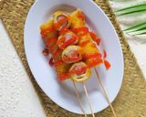 Foto langkah ke 3 dari resep Roti Tawar Goreng Sosis.