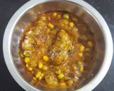 A picture of step 5 of Broad bean with muthiya vegetable.