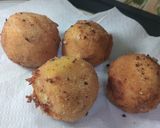 A picture of step 8 of Potatoes cheese balls 😋😋😋.