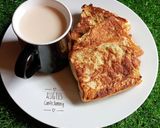 A picture of step 7 of Pan toast bread with clove infused milk.