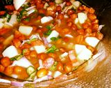 A picture of step 7 of Kathyawari Choley.