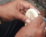 A picture of step 2 of Moong Dal Kachori.